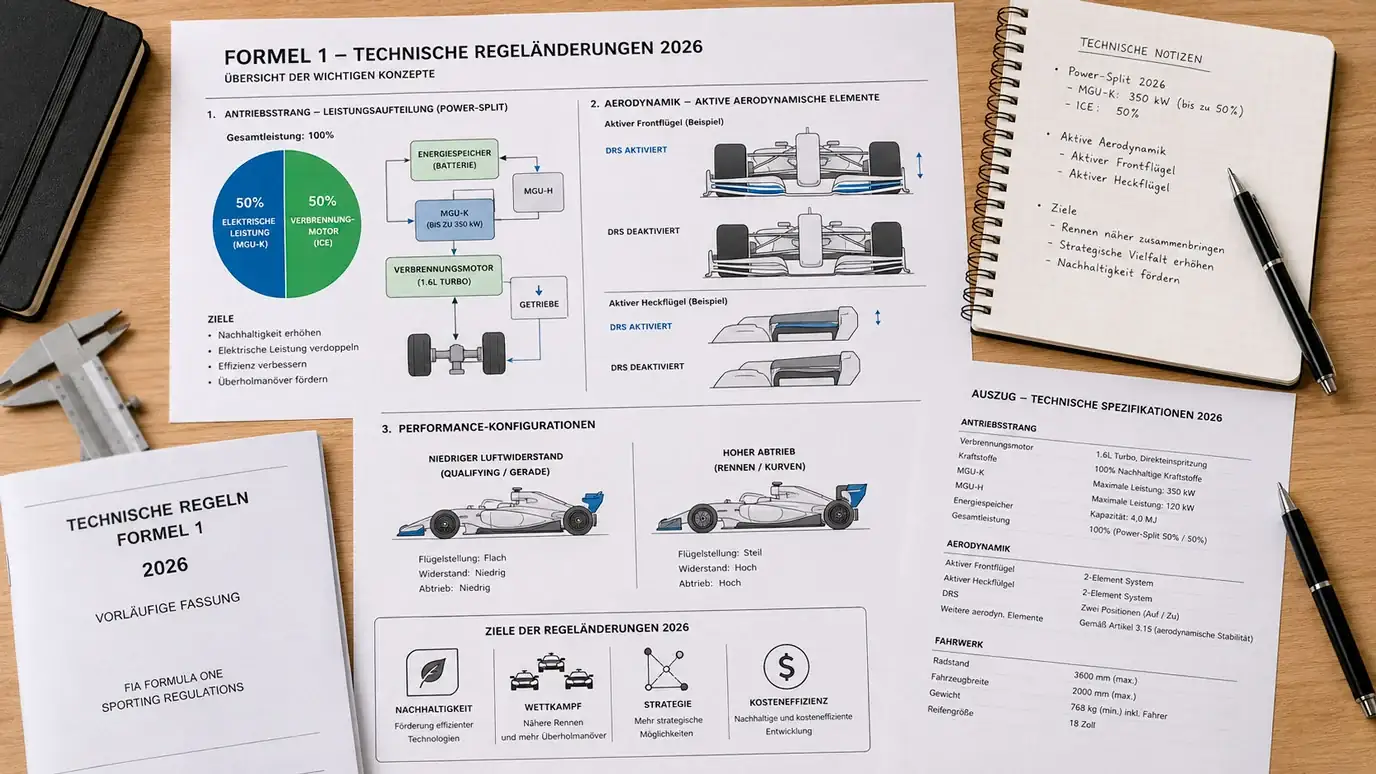 F1-Reglement 2026 und seine Auswirkungen auf Wettquoten – Power-Split, aktive Aerodynamik und Value-Bet-Fenster zu Saisonbeginn